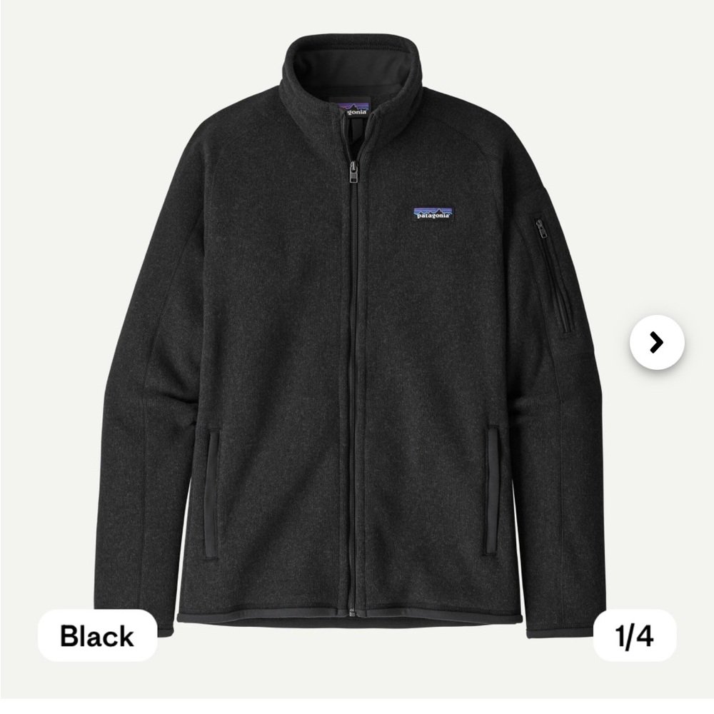 Patagonia Black Full-Zip Fleece Jacket